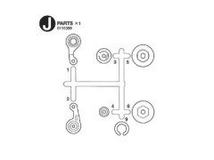 115358　タムテックギヤ マイティフロッグミニ Jパーツ