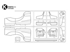 19115368　Kパーツ(56334) メルセデス・ベンツ アクトロス1851 ギガスペース用