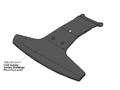 10445109　フロントバンパー (共通)