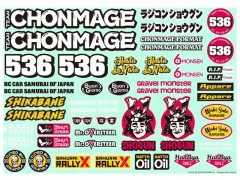 PBRW-503　TEAM CHONMAGE RC用ショーグンデカール