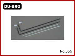 556　3/32 E/Z Adjust Strip Aileron Horn Set