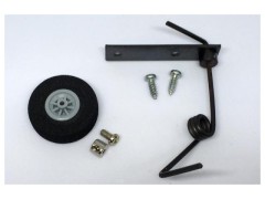 尾輪軸・スポンジタイヤ 30mm セット　[処分特価]