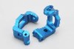 (B)DRB-413A7　アルミ製 フロントステアリングハブキャリア DRB用 7度(青)