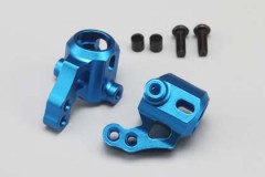 ヨコモ　DRB-415S1　　AL製フロントステアリングブロック DRB用(青)アッカーマン 7度