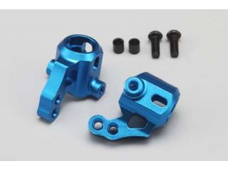 ヨコモ　DRB-415S1　　AL製フロントステアリングブロック DRB用(青)アッカーマン 7度