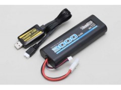 YZ-UCL300　USB充電器&ストレートパックLi-po3000mAhセット