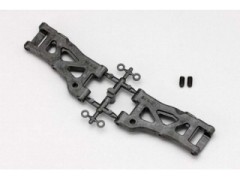 B10-008RGA　BD10用 グラファイト製リヤ ロアサスアーム(57mm-ショック42mm)