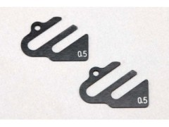 B10-30205A　BD10用 アルミ製 セパレートサスマウント スペーサー(NA用0.5mm厚/2枚入)