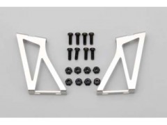 D-056A　ドリフトカー用 アルミ製 ウイング ステイ (シルバー)※Team TOYO S15 取付不可