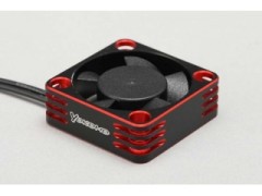 D-CFRA　アルミフレーム 30mmクーリングファン(レッド)