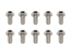 RP-041061A　高精度切削チタン製 ボタンヘッド ソケットスクリュー (M3×6mm 10本入)
