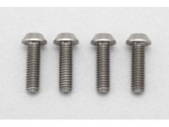 ラジコン　ヨコモ　RP チタン製3mmスクリューセット RP-041061A 高精度切削チタン製 ボタンヘッド ソケットスクリュー (M3
