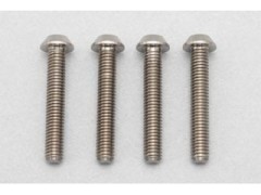 RP-041-18A　高精度切削 チタン製 ボタンヘッド ソケットスクリュー M3x18mm 4pcs.