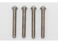 RP-041-25A　高精度切削 チタン製 ボタンヘッド ソケットスクリュー M3x25mm 4pcs.