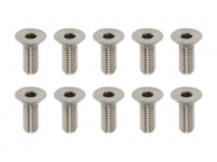 RP-042081A　高精度切削チタン製 フラットヘッド ソケットスクリュー M3×8mm(10本入)