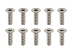 RP-042101A　高精度切削チタン製 フラットヘッド ソケットスクリュー M3×10mm(10本入)