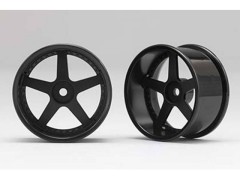RP-6113B8A　RP ドリフトホイール 5 Spoke オフセット 8mm (ブラック)