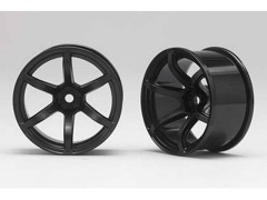 RP-6213B8A　RP ドリフトホイール 6 Spoke オフセット 8mm (ブラック)