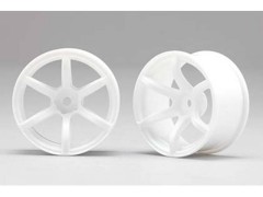 RP-6213W6A　RP ドリフトホイール 6 Spoke オフセット 6mm  (ホワイト)