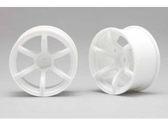 RP-6213W8A　RP ドリフトホイール 6 Spoke オフセット 8mm (ホワイト)