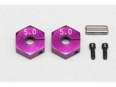 Y2-011CP5A　YD-2用クランプ式5.0mmホイルハブ(パープル)