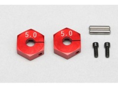 Y2-011CR5A　YD-2用 5.0mm クランプ式ホイルハブ (レッド)