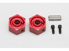 Y2-011CR8A　8.0mm クランプ式ホイルハブ(レッド)