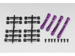 Y2-301APA　YD-2用アルミ製アジャスタブル サスマウント セット(パープル/面取加工済)