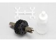 Y2-500GSAA　YD-2用 樹脂製 ベベル ギヤ デフユニット (アルミ製 ドライブカップ、プロテクター仕様、組立済）