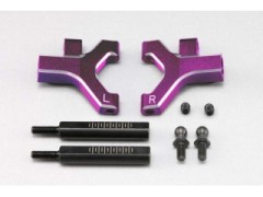 Y2-P08FSCA　YD-2用 アルミ製 フロント ロア ショート Aアームセット(パープル仕様/面取加工済)