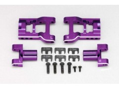 Y2-P08RASA　YD-2用 アルミ製可変式 リヤ ショートHアーム (パープル仕様/面取加工済)