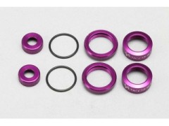 Y2-S4CPA　SLFショック用 Oリングキャップ/アジャストナット(パープル)
