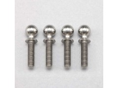 ステンレス製装飾ロッド ボールエンドキャップ付き ダボエンドキャップ 木製ボールエンド 木製ダボエンドキャップ 穴付き