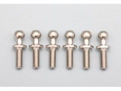 ZC-206LHA　ロッドエンドボール L サイズ (6個入) 全長 14.8mm/ネジ部 8.0mm