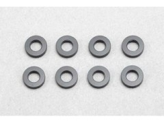 ZC-A3615BA　φ3.0xφ6.0x1.5mm アルミシム(ブラック) 8個入