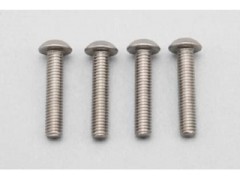 ZC-BH315TA　M3x15mm チタン製 ボタンヘッド ソケットスクリュー 4本入