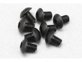 ZC-BH34A　M3x4mm ボタンヘッド ソケットスクリュー (8本入)
