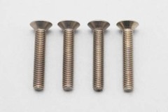 ZC-F318TA　M3x18mm チタン製 皿ソケットスクリュー 4本入