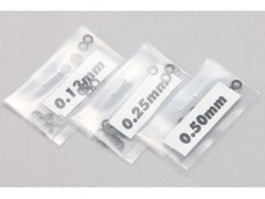 ZC-S25A　φ2.5 スペーサー 0.13mm/0.25mm/0.50mm 各20枚入