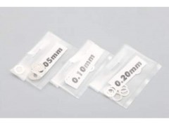 ZC-S50SA　φ5.0 ステンレス スペーサー 0.05mm/0.10mm/0.20mm 各10枚入
