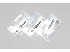 ZC-S80SA　φ8.0 ステンレス製シム 0.05mm/0.10mm/0.20mm 各10枚入り