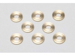 ZC-B3810　高精度切削真鍮製 φ3xφ8x1.0mm スペーサー(８個入)