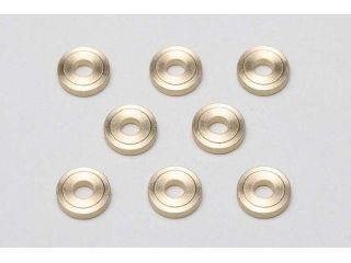 ZC-B3820　高精度切削真鍮製 φ3xφ8x2.0mm スペーサー(８個入)
