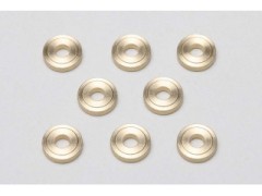 ZC-B3820　高精度切削真鍮製 φ3xφ8x2.0mm スペーサー(８個入)