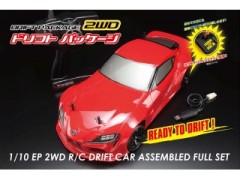 DP-YD2RTRR-2　ドリフトパッケージ2WD GRスープラボディ(レッド) レディトゥランモデル （完成品）
