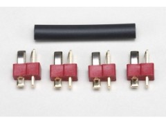 YB-C03　T型プラグ2Pコネクター オス (4個入)
