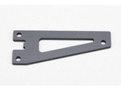 YZ-203PLG　YZ-870c スーパードッグファイター用 艶消しグラファイト製 サーボマウント プレート