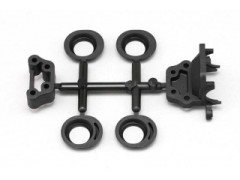 Z2-302CTG　SO1.0/2.0用 グラファイト成型 ギヤボックスキャップ・デフハイトアダプター・ショックタワースペーサー