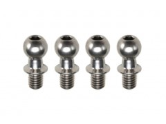 RP-117　MS1.0用 高精度チタン製 Φ5.0mm キングピンボール(4個入)