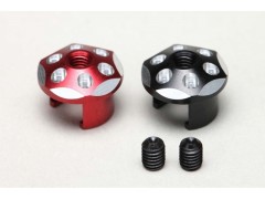 RP-121-1　Racing Performer アルミ製 バッテリープラグ キャップ(赤/黒)